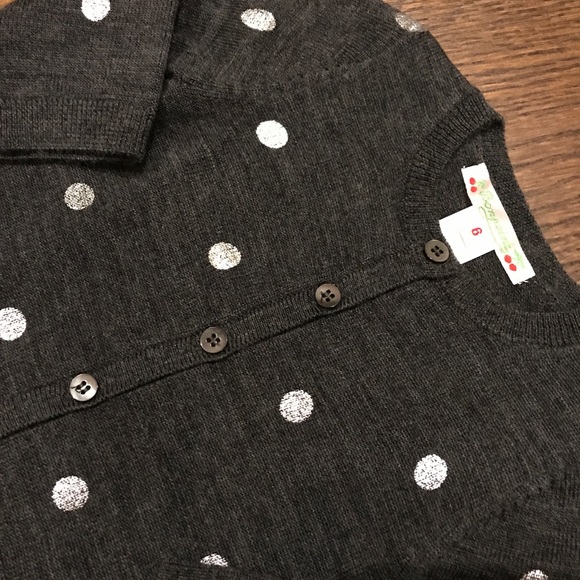 Bonpoint Polka Dot Baby Girl Cardigan - Picture 4 of 5